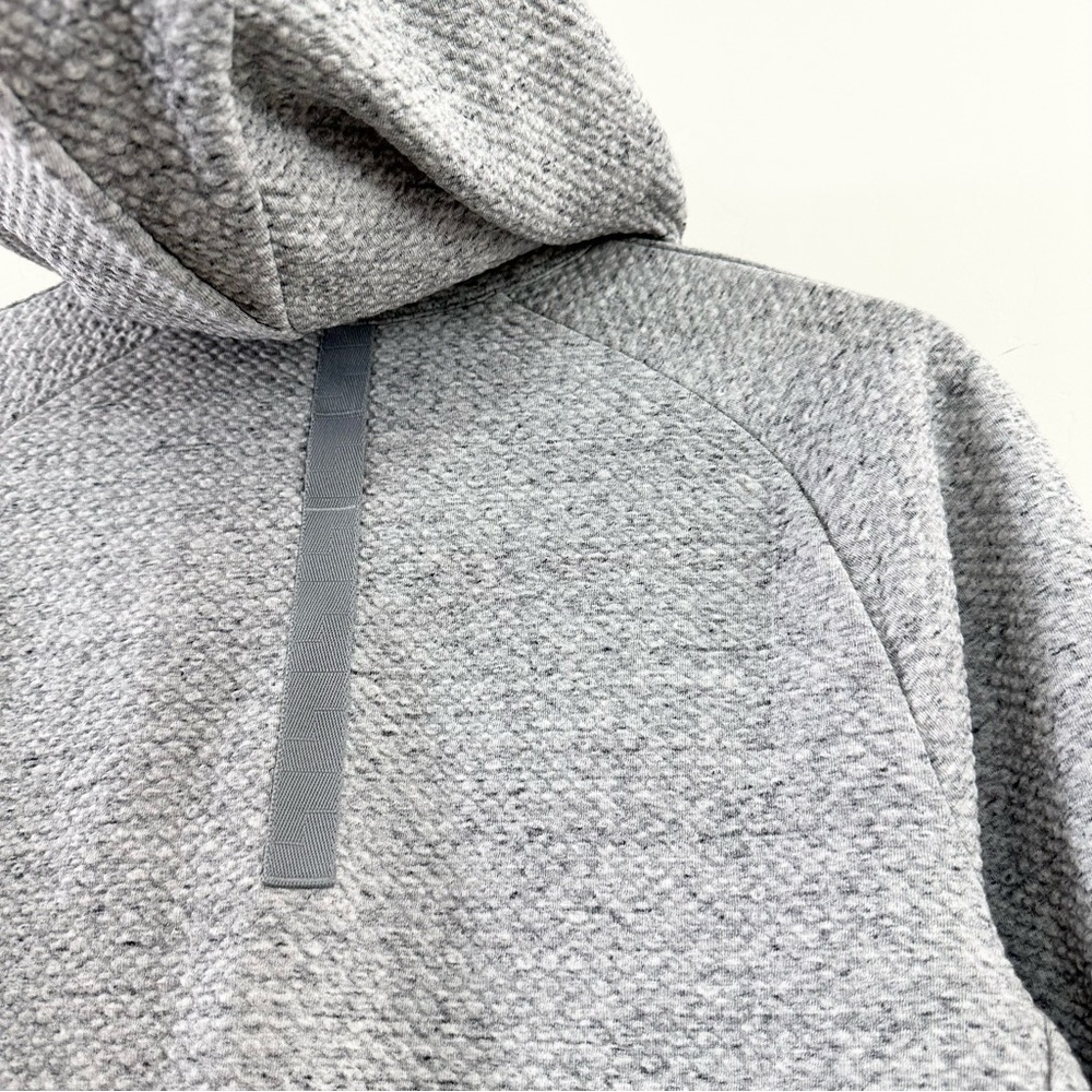 Lululemon At Ease Hoodie Heathered Melody Light Grey / Black - Picture 11 of 16